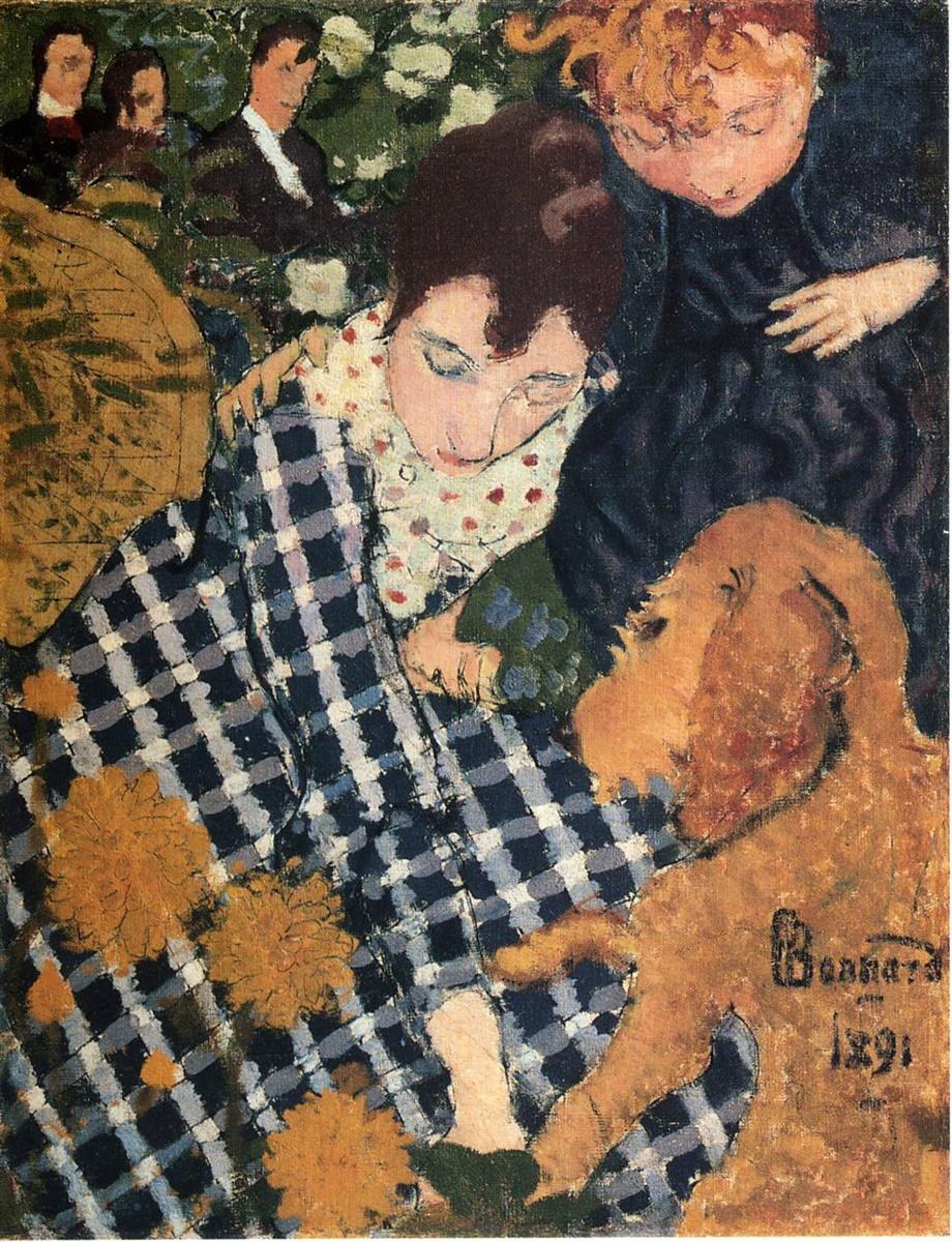 Женщина с собакой, 1891
