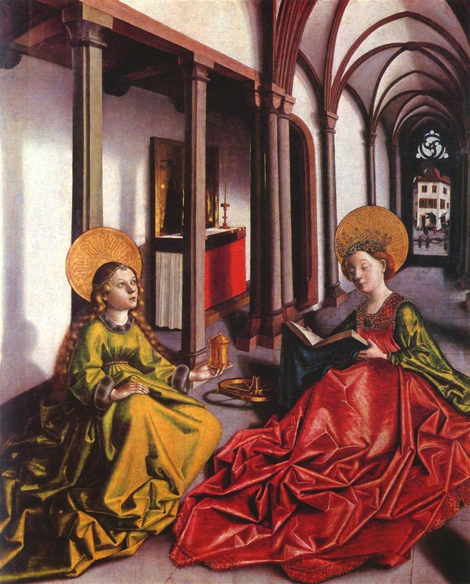 Святая Екатерина и Мария Магдалина, c.1440 - Конрад Витц