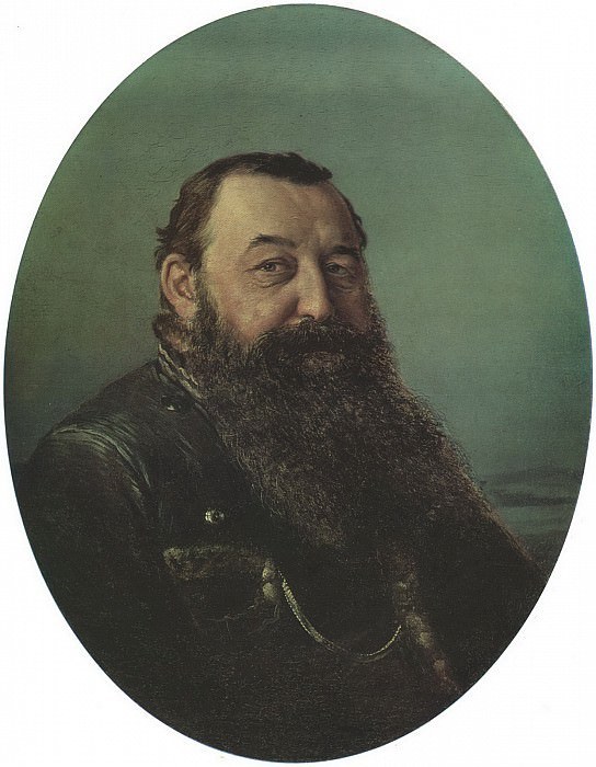 Портрет Н. Ф. Резанова. 1868 Х.
