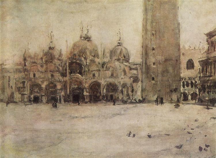 Площадь Святого Марка в Венеции, 1887