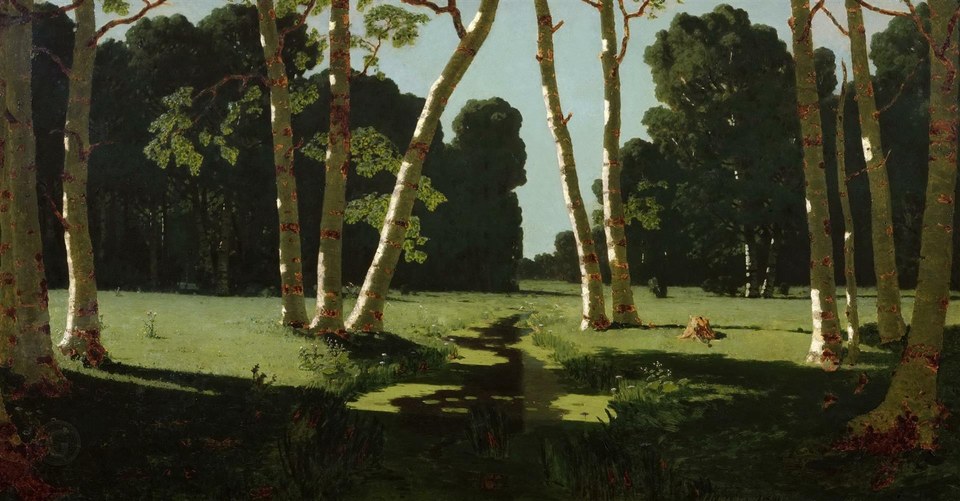 Березовая роща, 1879 - Архип Куинджи