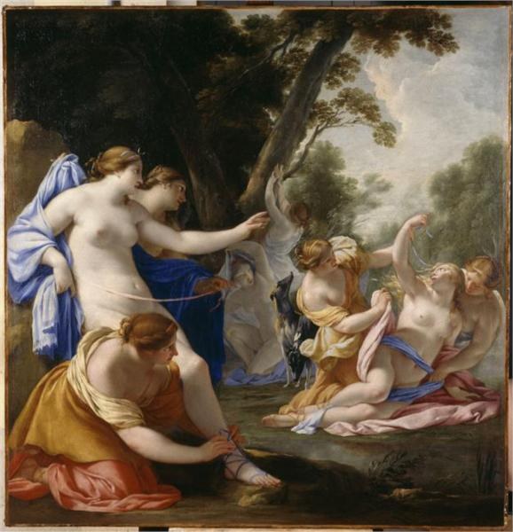 Диана обнаруживает беременность Каллисто, 1639 - Эсташ Ле Сюёр