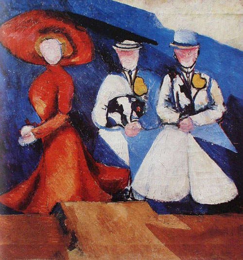 Три женские фигуры, 1910