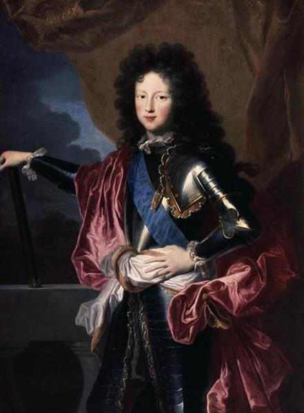 Портрет юного Филиппа Д'Орлана, герцога Шартрского, регента Франции, 1689