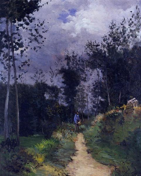 Сельский гвардеец в лесу Фонтенбло, 1870
