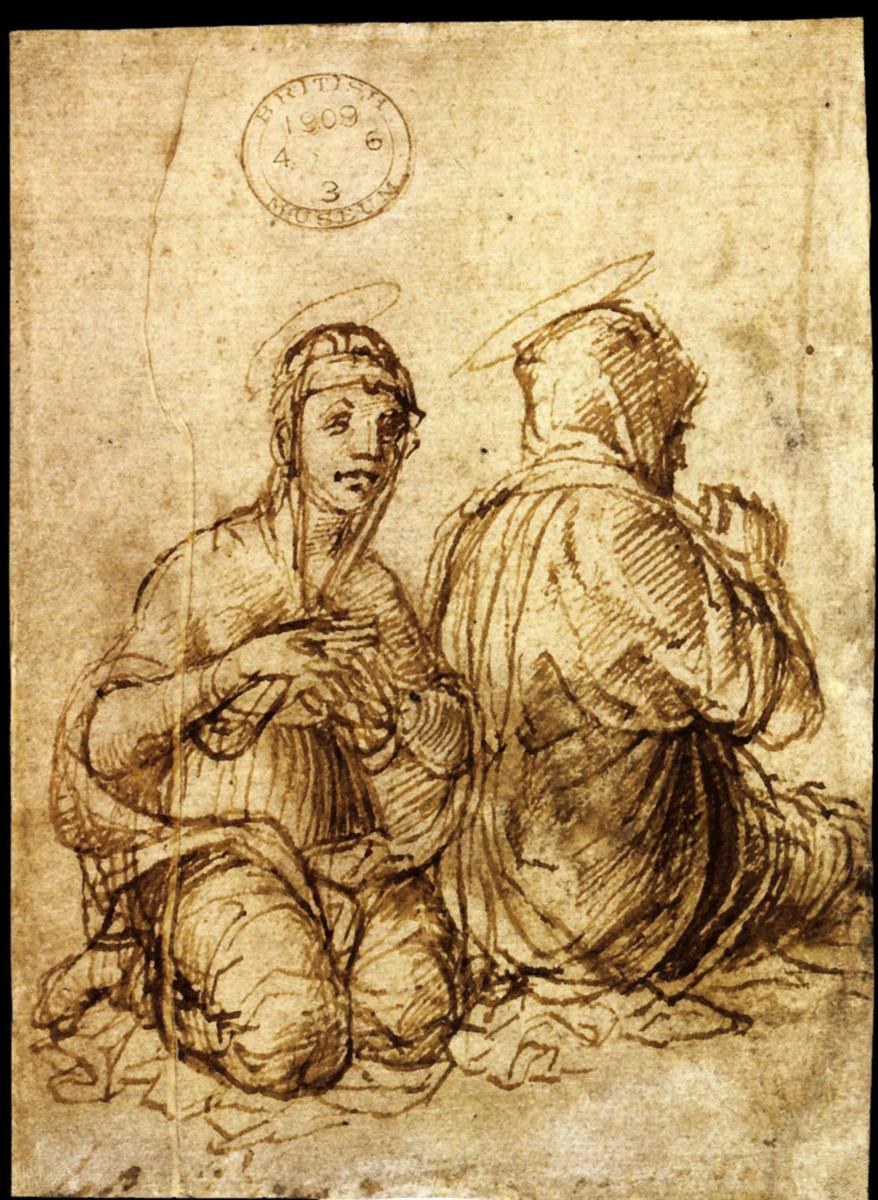 Две святые женщины в молитве, 1455