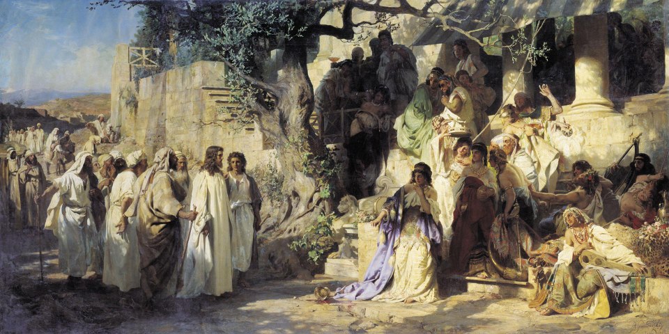 Христос и грешница, 1873 - Генрих Семирадский