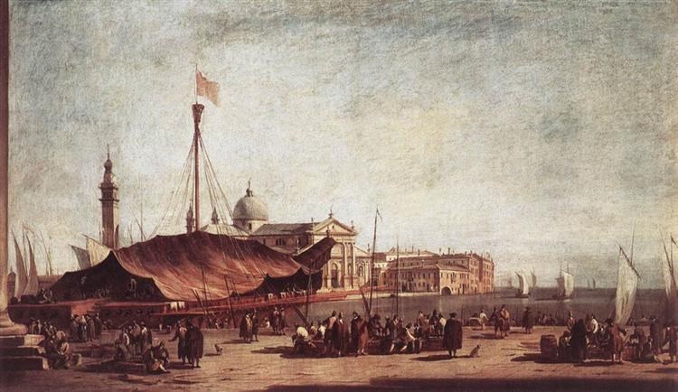 Пьяццетта, смотрящая на Сан-Джорджо Маджоре, 1758