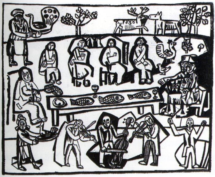 Музыканты, 1912 - Павел Филонов