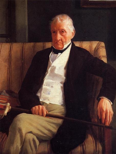 Портрет Рене-Иллера Дега, 1857