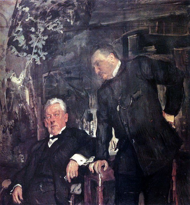 Портрет артистов А. П. Ленского и А. И. Южина. 1908
