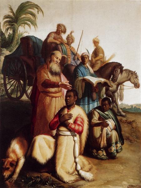 Крещение евнуха, 1626