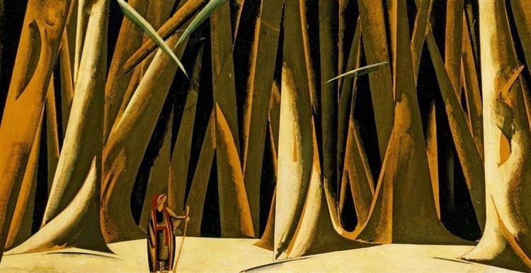 Лес, 1913 - Владимир Татлин