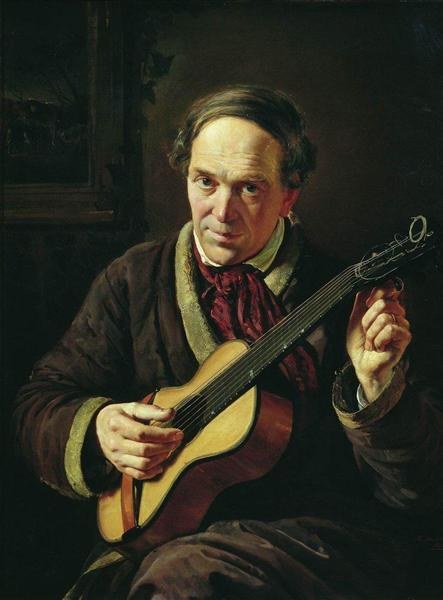 Портрет Е.Маковского, отца художника, 1856 - Константин Маковский
