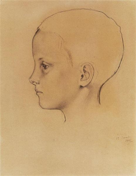Девушка Оля 1, 1896 - Константин Сомов