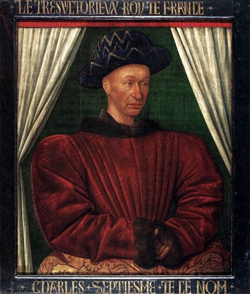 Портрет Карла VII, короля Франции, c.1445