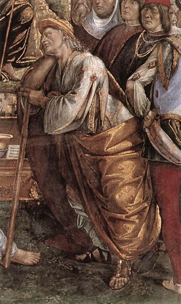 Завещание и смерть Моисея (фрагмент), 1481 - 1482