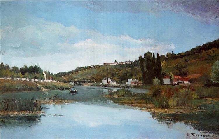 Марна в Шенневьере, 1864 - 1865 - Камиль Писсарро