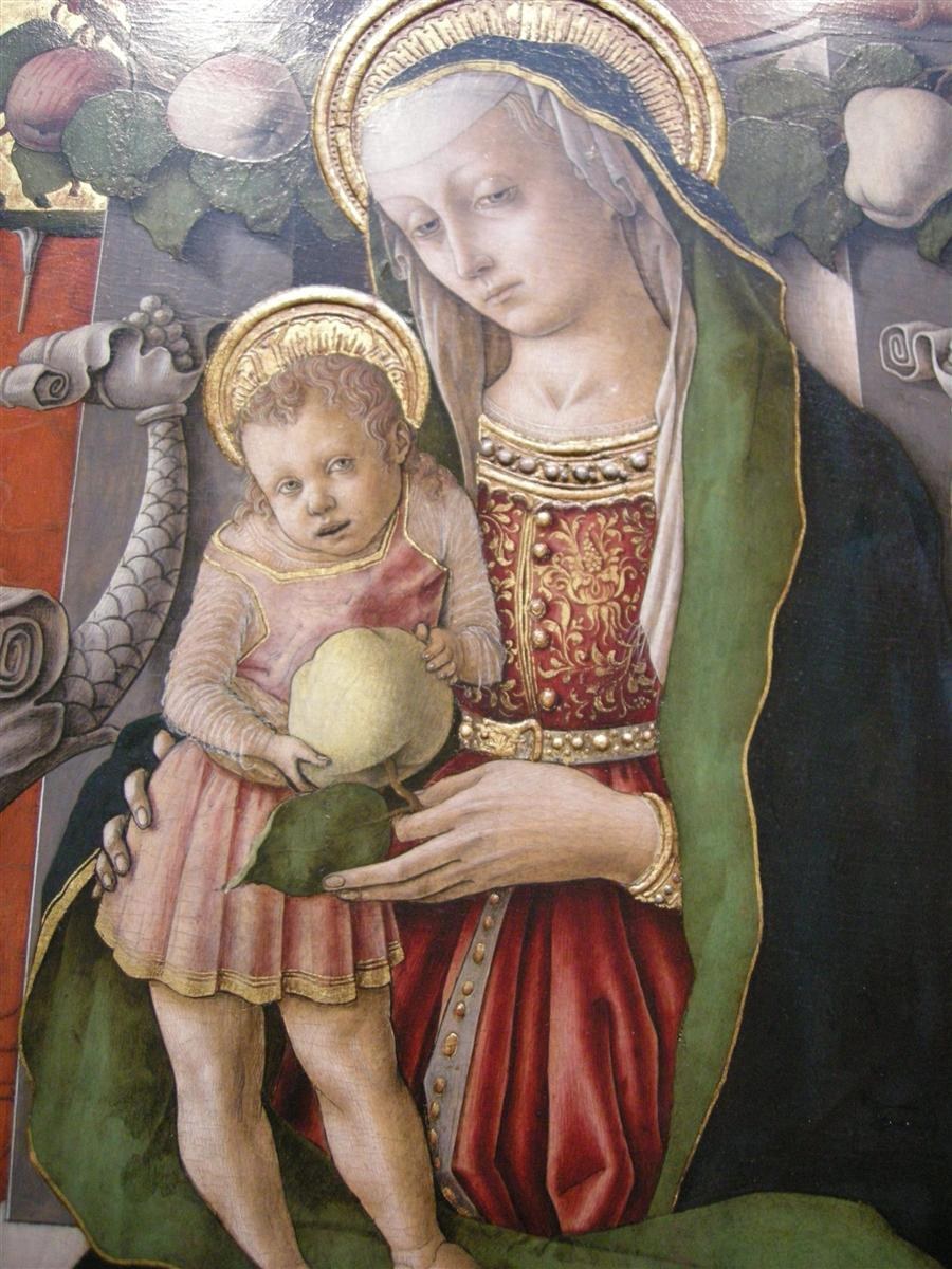 Мадонна на троне с «донором» (фрагмент), 1470