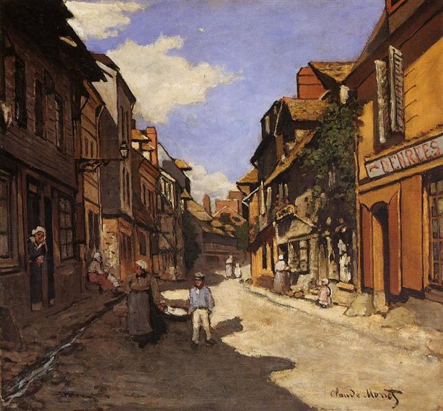 Улица Ла Рю Баволль в Онфлере 2, 1864