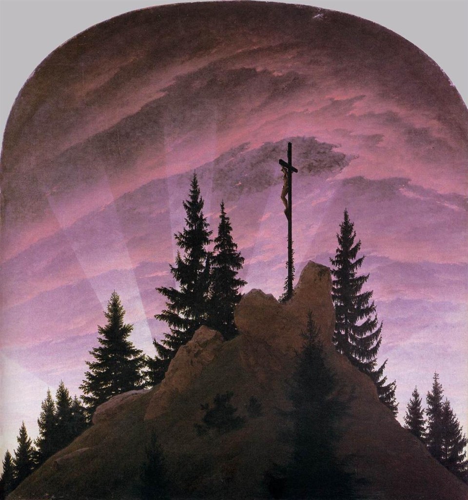 Крест в горах (Тетшенский алтарь), 1808