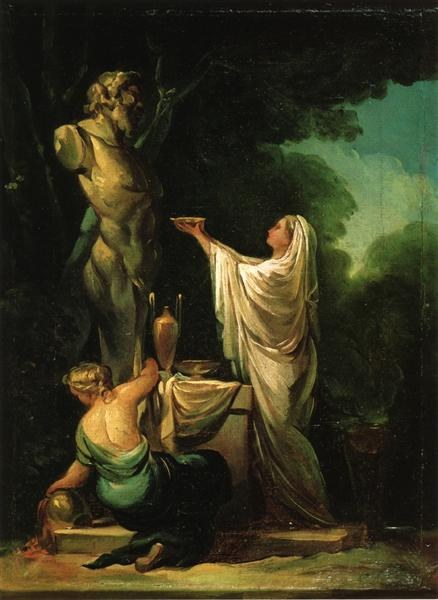 Жертвоприношение Приапу, 1771