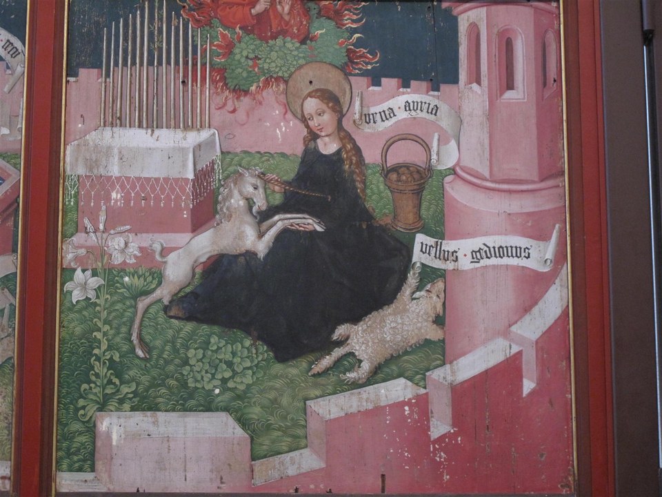Алтарь доминиканцев: Мистическая охота, c.1480