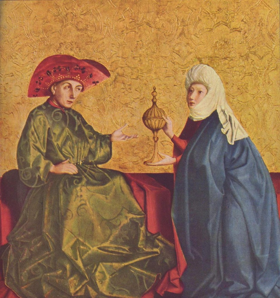 Царь Соломон и царица Савская, c.1434 - Конрад Витц