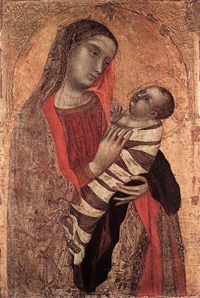 Мадонна с Младенцем, 1345