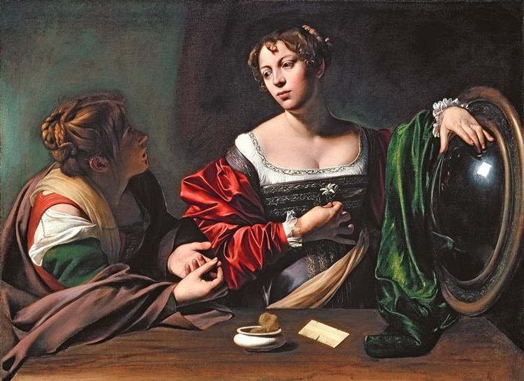 Марфа и Мария Магдалина, ок.1598
