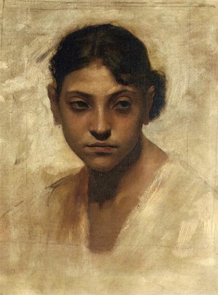 Голова девушки с Капри, c.1878