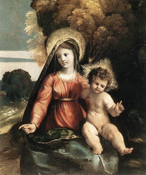 Мадонна с Младенцем, 1525
