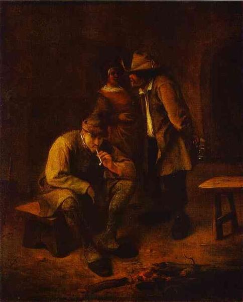Курильщик, c.1650