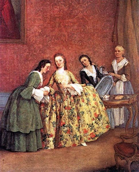 Утро венецианской дамы, c.1741