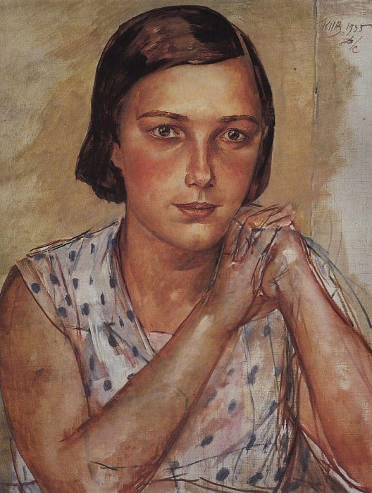 Портрет дочери художника. 1935