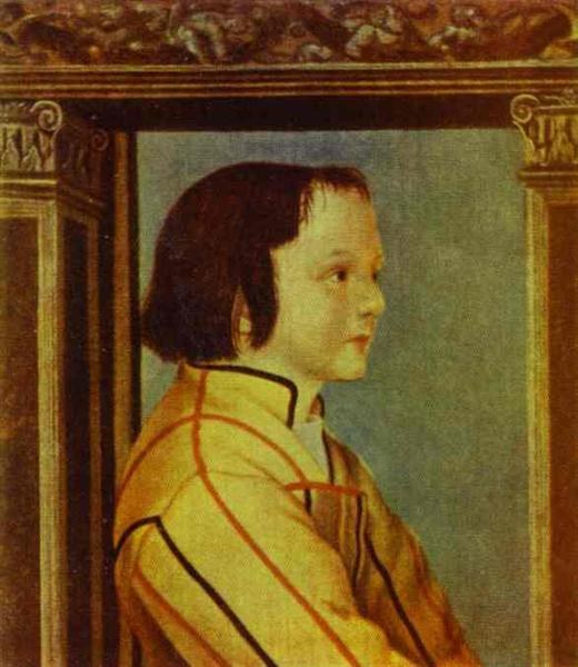 Портрет мальчика с каштановыми волосами, 1517