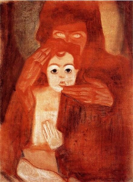 Мать и дитя (Мадонна), 1908