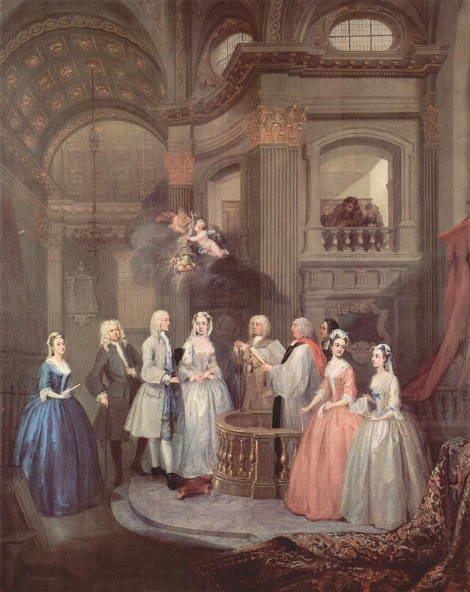 Свадьба Стивена Бекингема и Мэри Кокс, c.1729