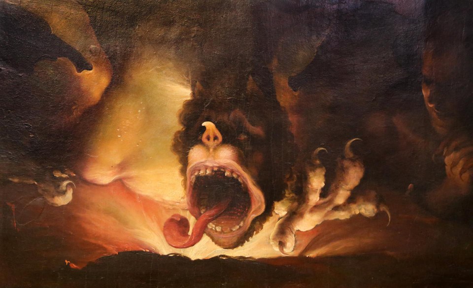 Падение восставших ангелов (фрагмент), c.1526 - c.1530