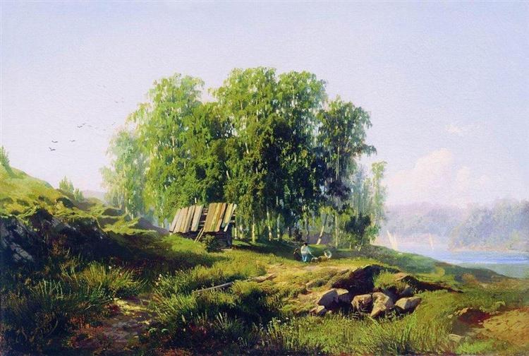В окрестностях Петербурга, 1868