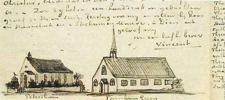 Церкви в Питершеме и Тернхем-Грин, 1876