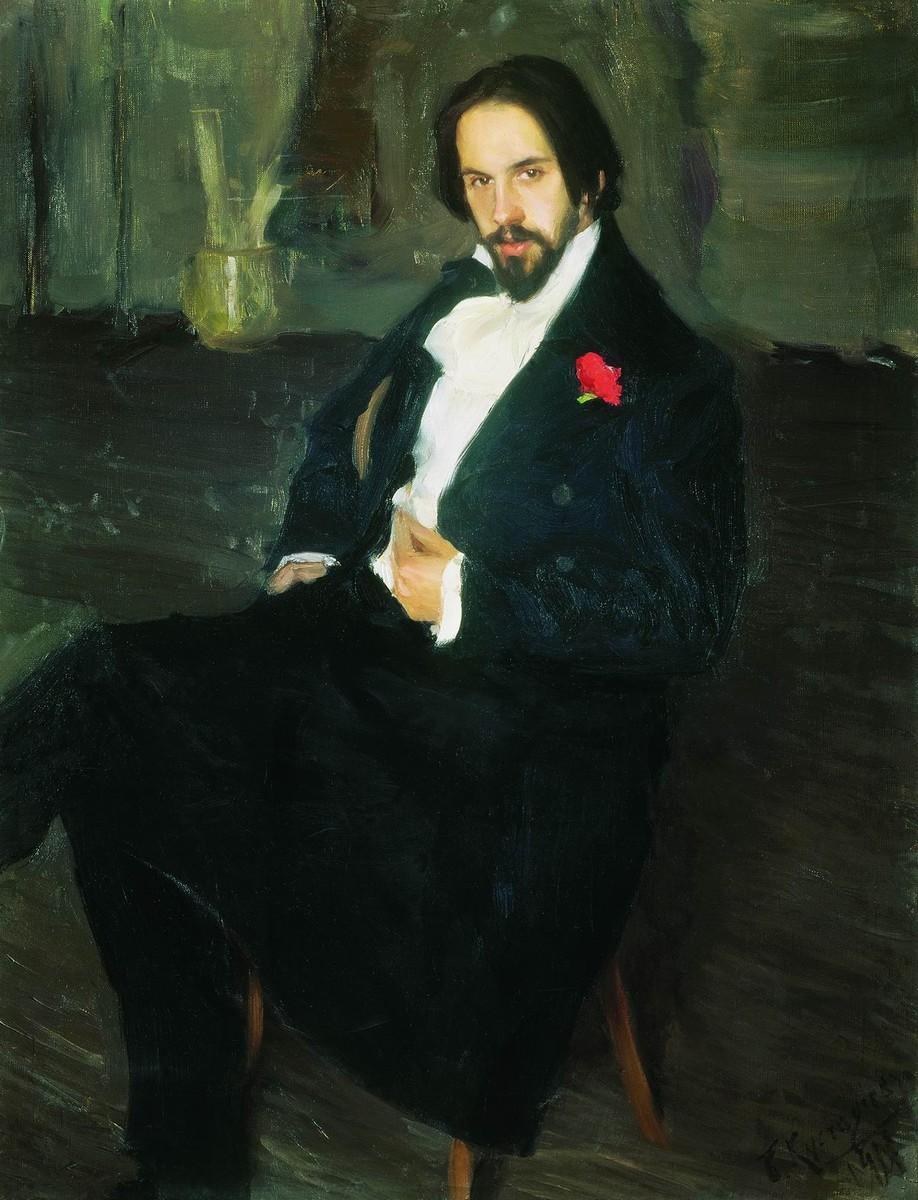 Портрет художника Ивана Билибина, 1901 - Борис Кустодиев