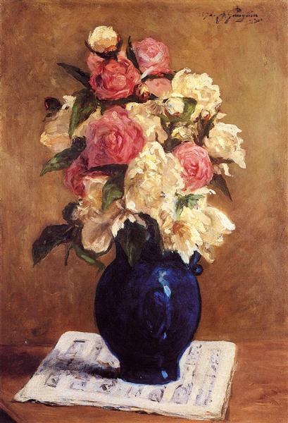 Букет пионов на музыку, 1876