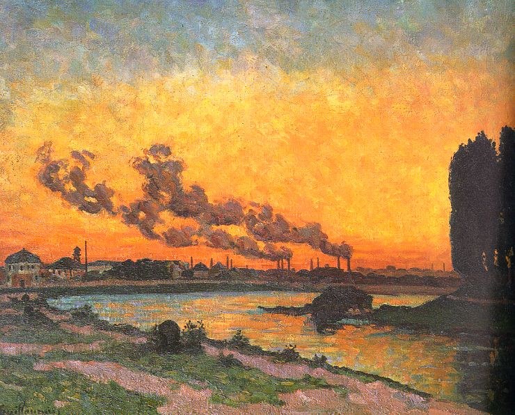 Закат в Иври, 1873