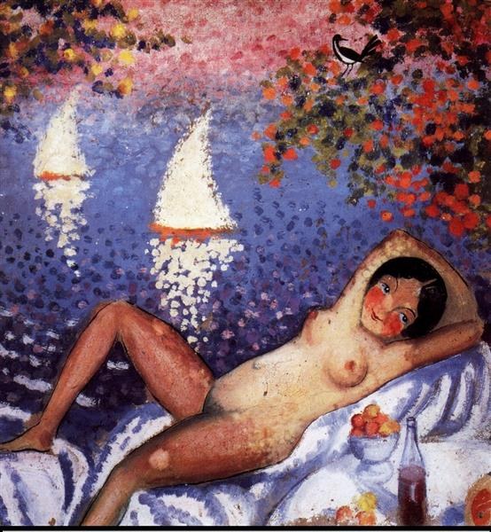 Обнаженная в пейзаже, c.1922 - c.1923