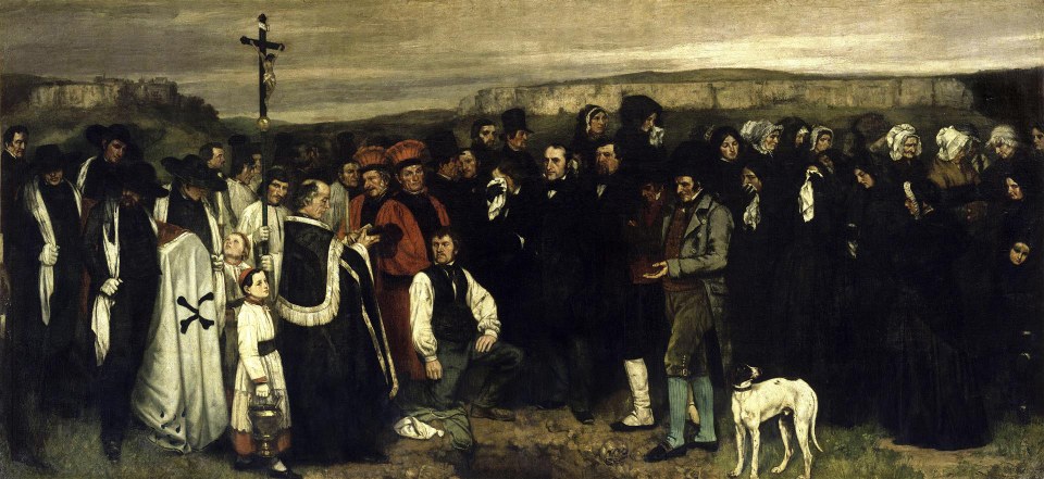 Похороны в Орнане, 1849 - 1850