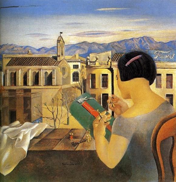 Женщина у окна в Фигерасе, 1926