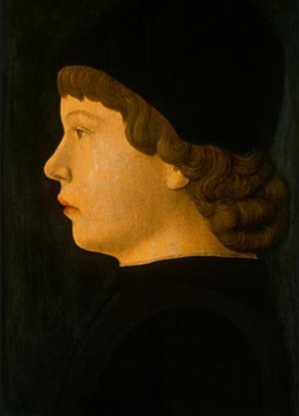 Профильный портрет мальчика, 1470