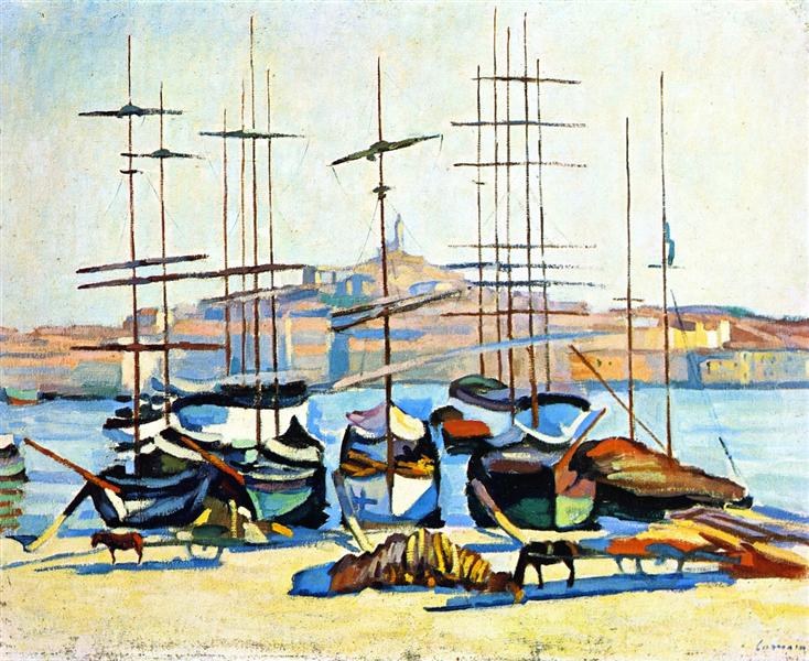 Порт Марселя, 1904