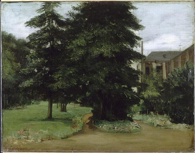 Сад Лоос-ле-Лилльского аббатства, 1851